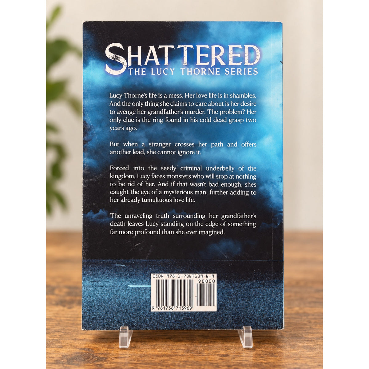 SIGNED Shattered R.M. Connor Lucy Thorne Series Paperback + Playlist Bookmark Ra