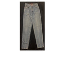 VTG 90s Old Navy Blue Jeans The Best In Denim Slim Straight Leg High Rise 2 Long