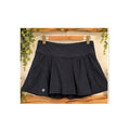 Athleta Ace Women's Black A-Line High Rise Athletic Tennis Skort Large L