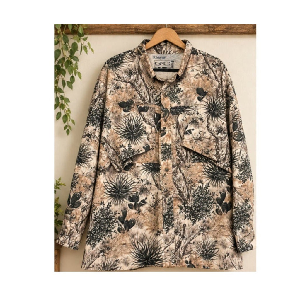 GameGuard Outdoors Camo Microfiber Fishing Shirt Mens 5XL
