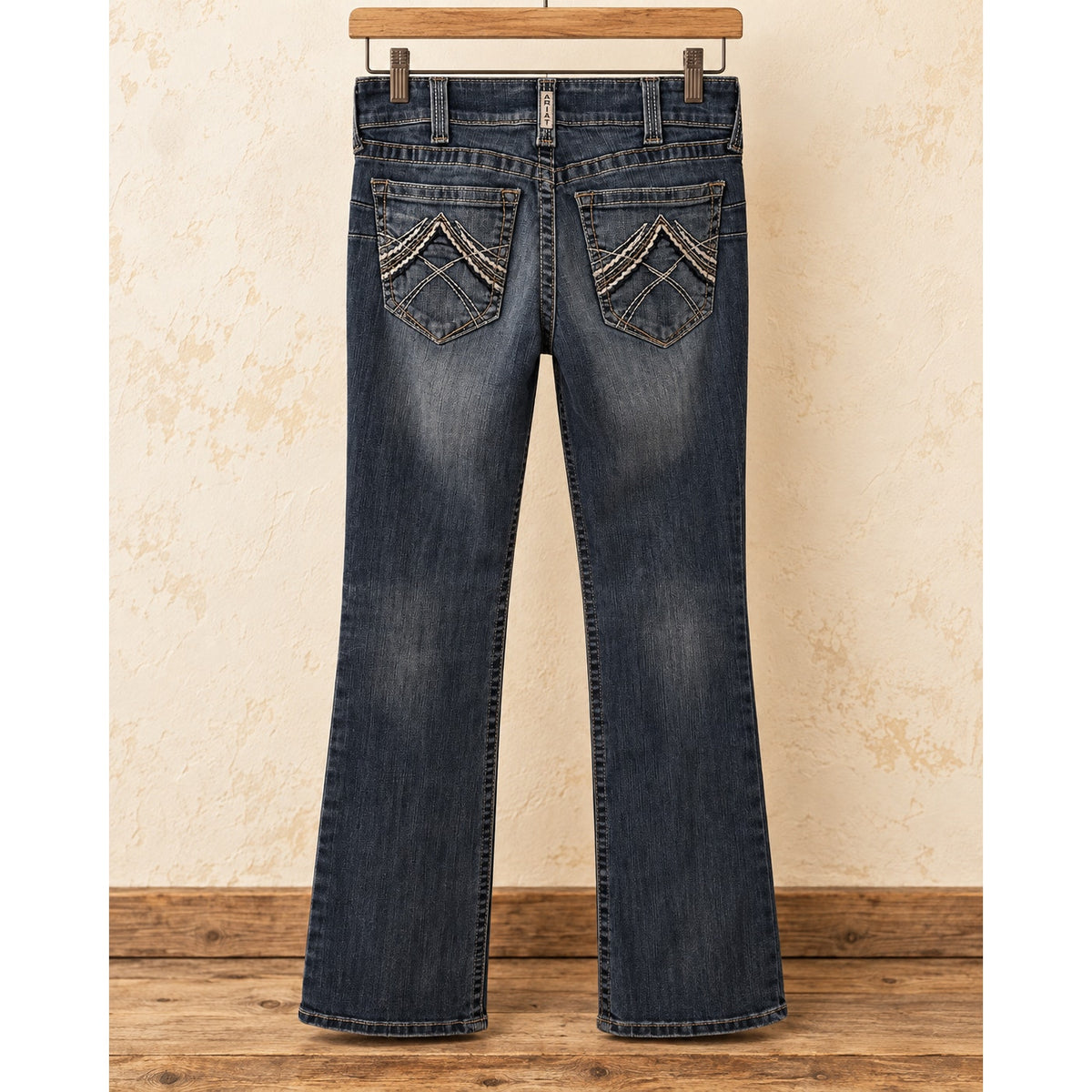 Ariat R.E.A.L. Denim 27L Medium Wash Western Bootcut Jeans Cowgirl