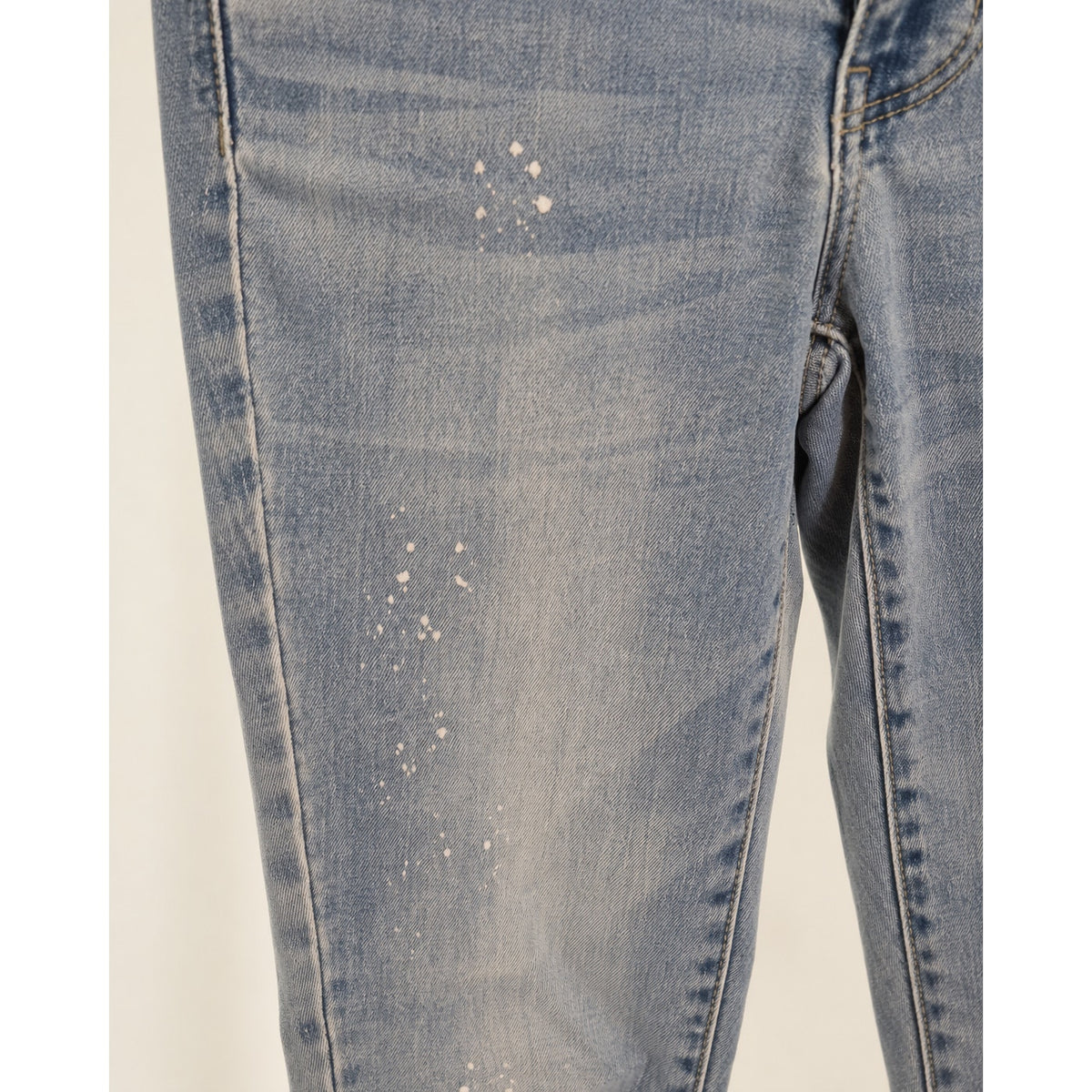 🔥 JUDY BLUE WOMEN'S BLEACH SPLASH SHARK BITE SKINNY JEANS - SIZE 3/26 🔥