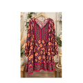 Easel Los Angeles Floral Patchwork Tiered Babydoll Mini Dress Womens Large Boho