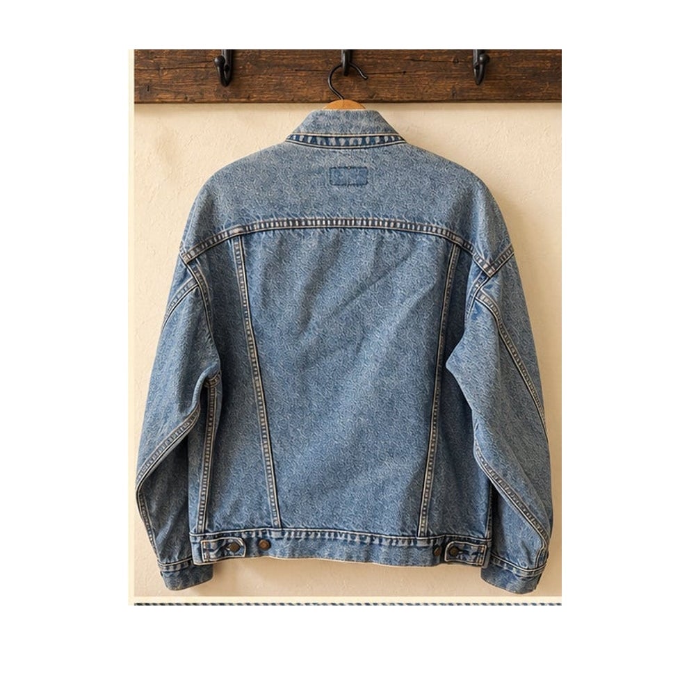 Vintage Levis 70507 0218 Denim Trucker Jacket Made in USA Men's L Fit