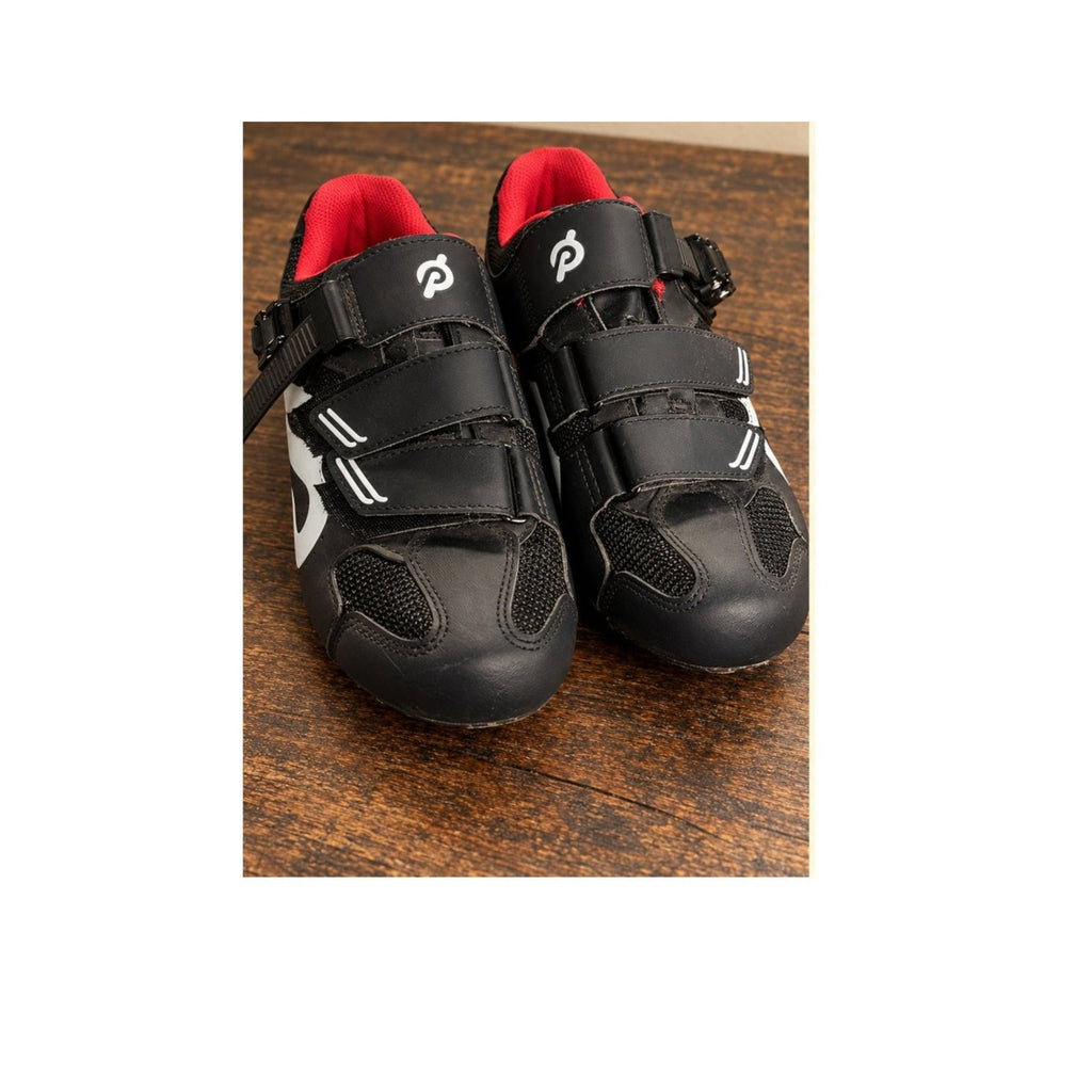 Peloton Black Cycling Shoes Size 38 US Women 7 With Cleats Preloved