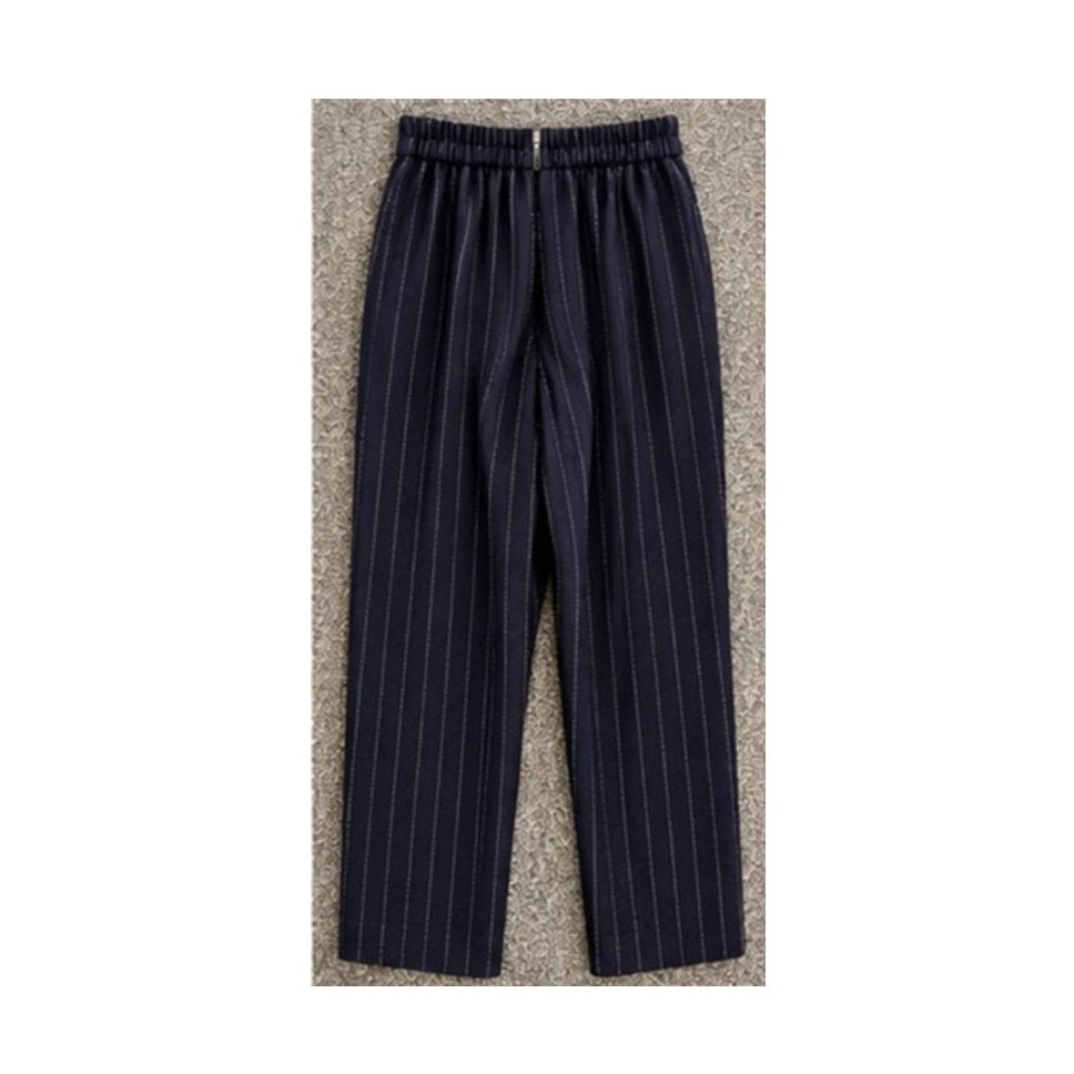 Vintage Lois Snyder Dani Max Navy Pinstripe Suit Set 6 Pantsuit