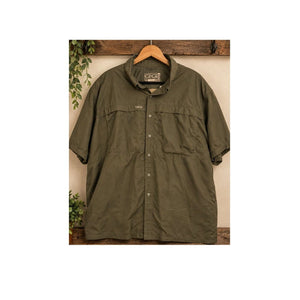 GameGuard Outdoors Original Microfiber Fishing Shirt Olive Mens 5XL