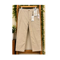 NWT Curve Appeal Smart Ankle Chino Pants Womens Size 10/30 Bone Beige Cuffed