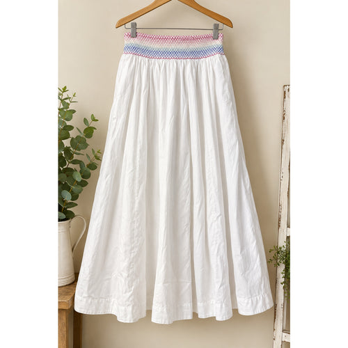 Abercrombie & Fitch For The Trevor Project Rainbow Smocked Maxi Skirt M