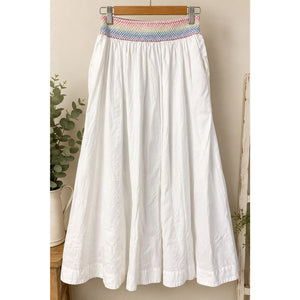 Abercrombie & Fitch For The Trevor Project Rainbow Smocked Maxi Skirt M