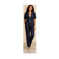 Vintage Lois Snyder Dani Max Navy Pinstripe Suit Set 6 Pantsuit