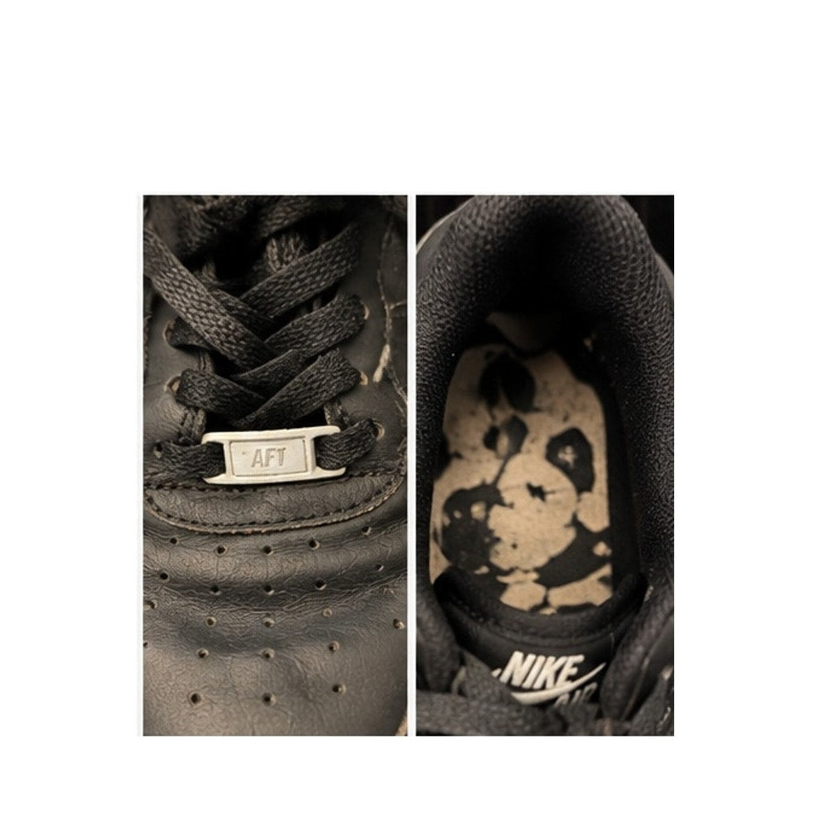 Nike Air Force 1 Low Black Skeleton Halloween 2019 Men's Size 8.5