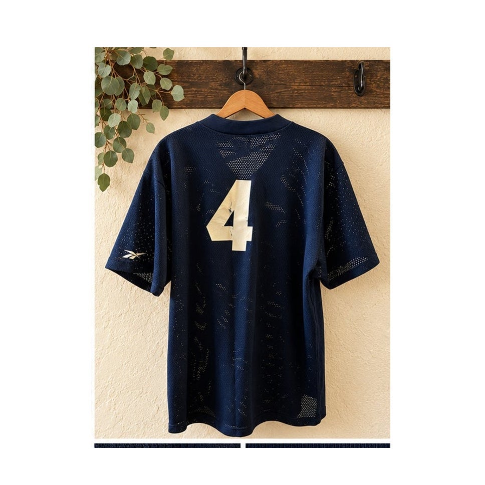 Vintage 90s Reebok Team Uniforms Braves Mesh Baseball Jersey Large