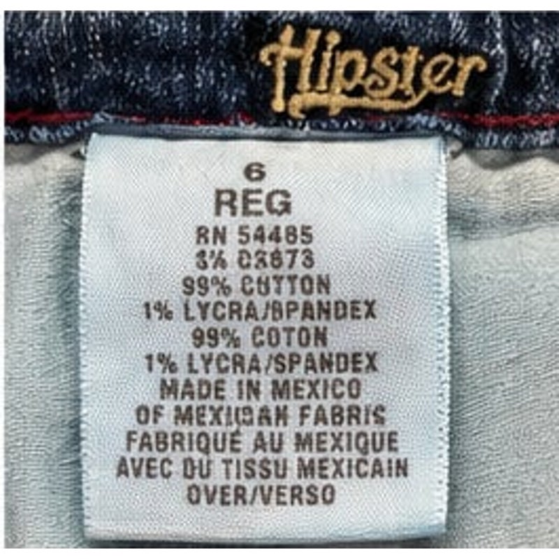 American Eagle Hipster Jeans Women 6 Reg Blue Low Rise Bootcut Denim