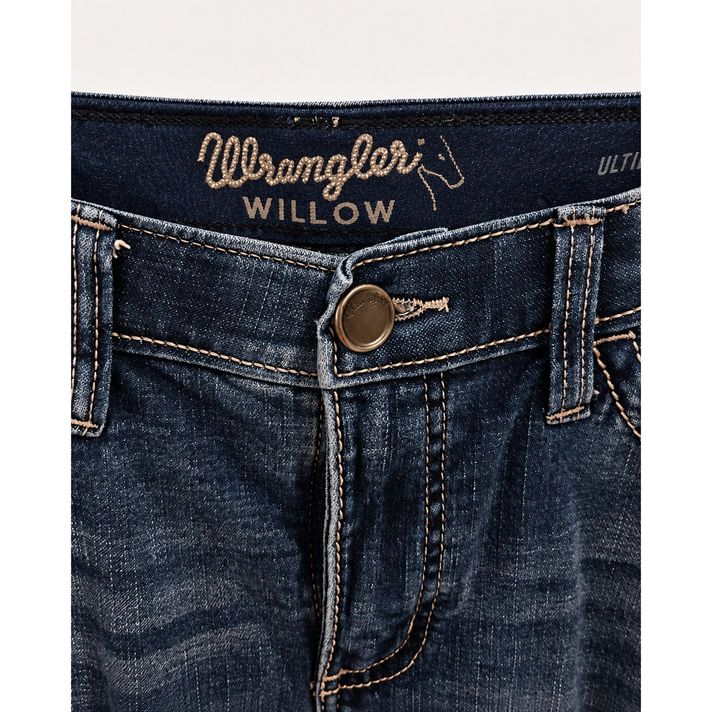 Wrangler Willow Ultimate Riding Jeans Medium Wash Size 5x36 Bootcut Preloved