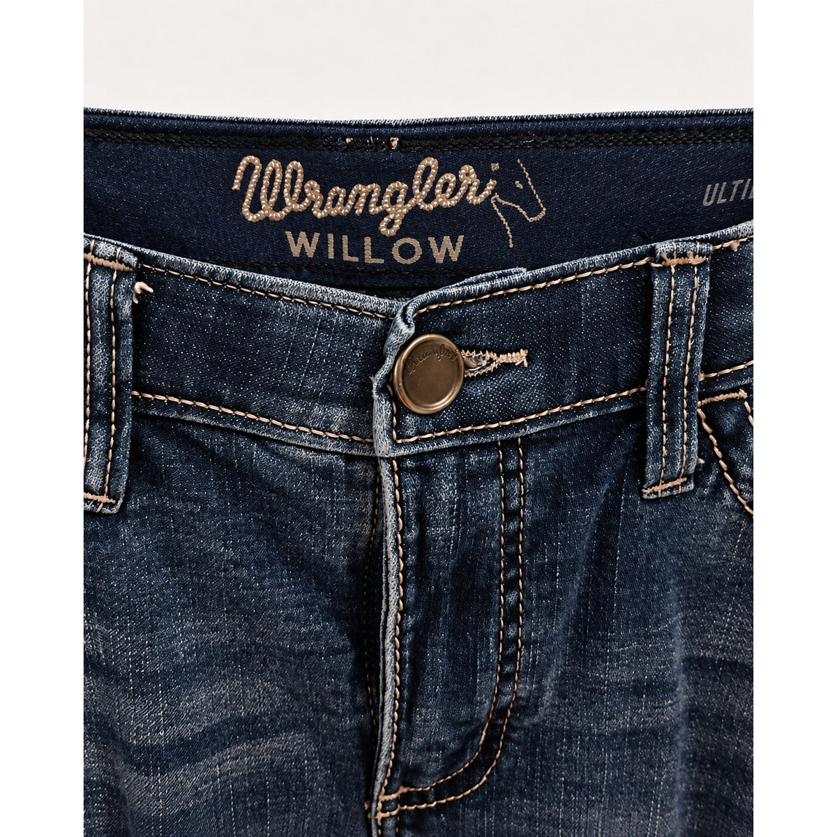 Wrangler Willow Ultimate Riding Jeans Medium Wash Size 5x36 Bootcut Preloved
