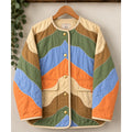 RARE Sézane x Pangea Farell Jacket in Forward | Quilted Wavy Patchwork - MINT
