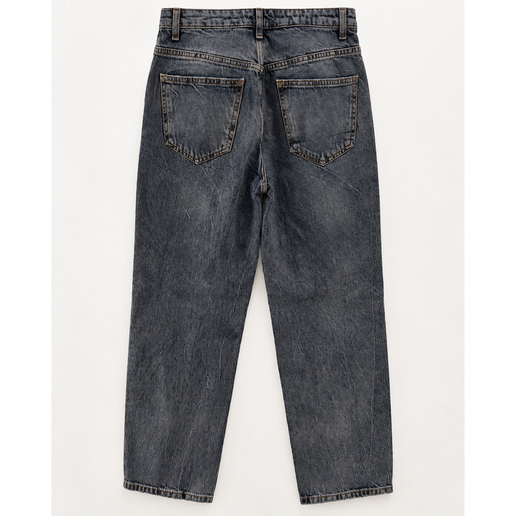 We The Free Twenty Seven Distressed Jeans Size 27 High Rise Straight Leg Prelove