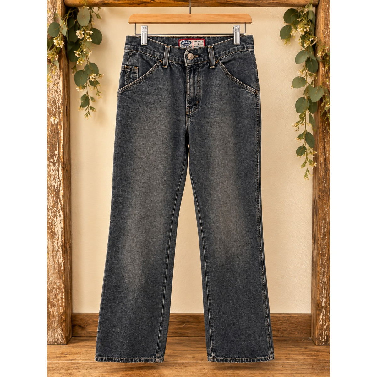 Vintage Old Navy Carpenter Jeans Womens 6 Gray Y2K Workwear Utility Baggy