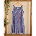 Columbia Omni-Freeze Floral Tank Dress XL Blue Red White Stretch Preloved