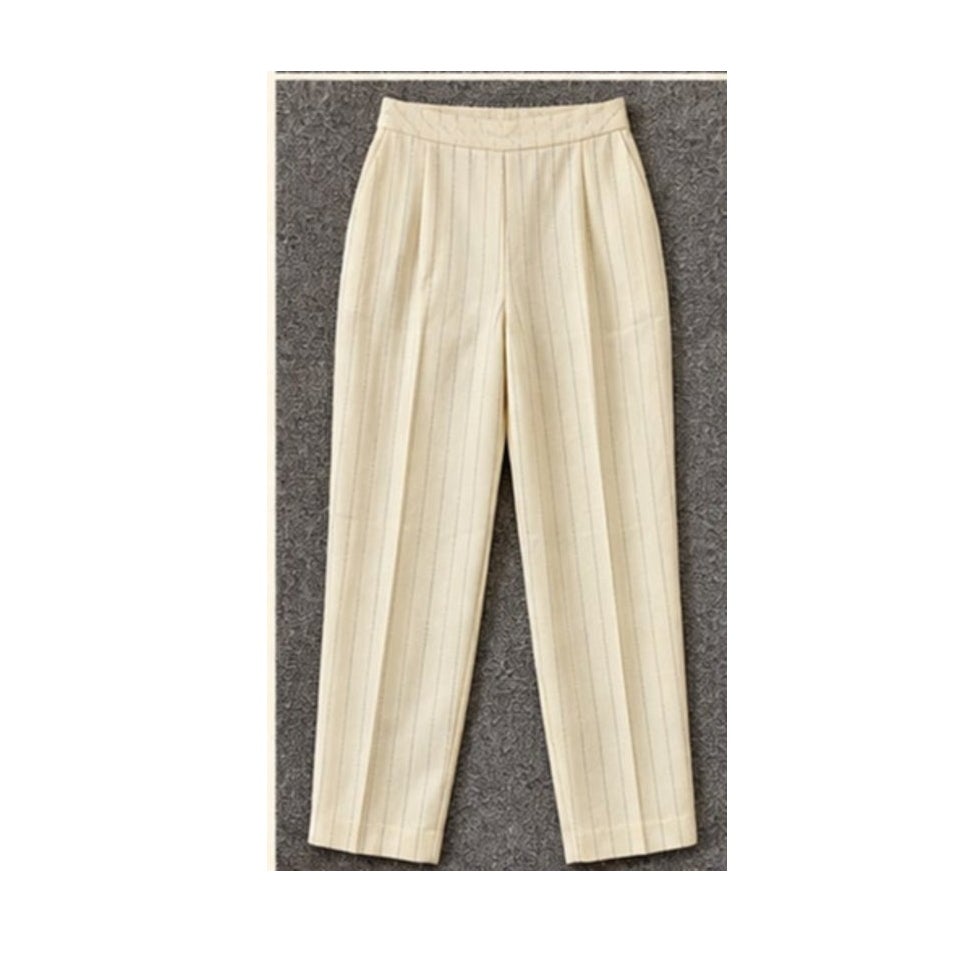 Vintage 90s Dani Max Lois Snyder Pinstripe Pants Suit Set Womens 6
