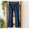 Wrangler Q-Baby Ultimate Riding Jeans Womens 1/2 x 32 Dark Wash Bootcut Preloved
