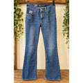 Cruel Girl Jeans Women's Size 3R Blue Denim Bootcut Mid Rise Western Cinch
