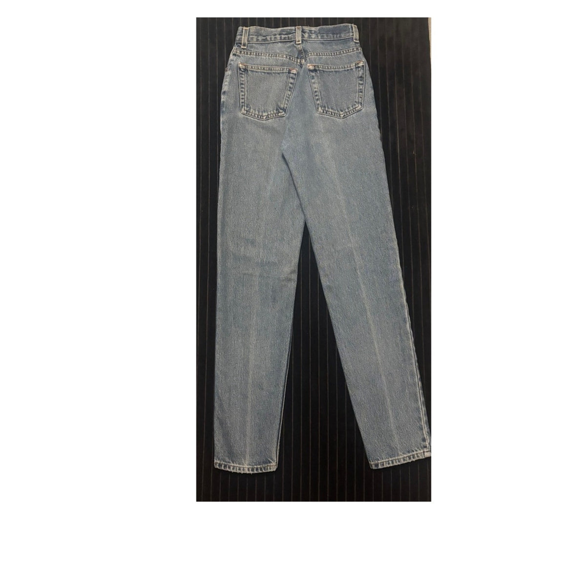 VTG 90s Old Navy Blue Jeans The Best In Denim Slim Straight Leg High Rise 2 Long
